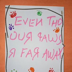 Cartão de aniversário PERSONALIZADO para amigo canino que está longe