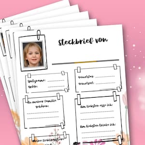 Plantilla de perfil para Word (y otros) - DIN A4 - Dos variantes - ¡Fácilmente personalizable y estéticamente agradable!