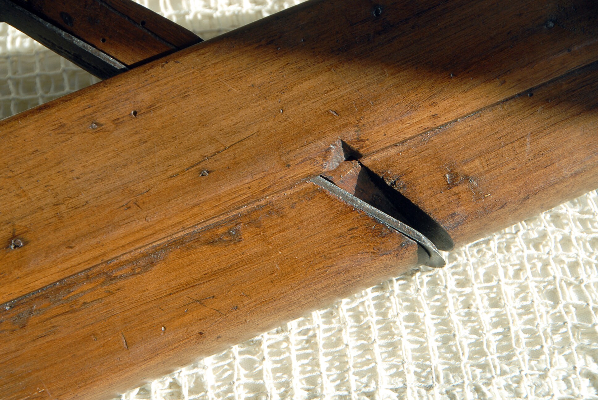 OUTIL ANCIEN PLANE ACIER Sans Marque POIGNEES BOIS COLLECTION OUTIL Ancien D 338567