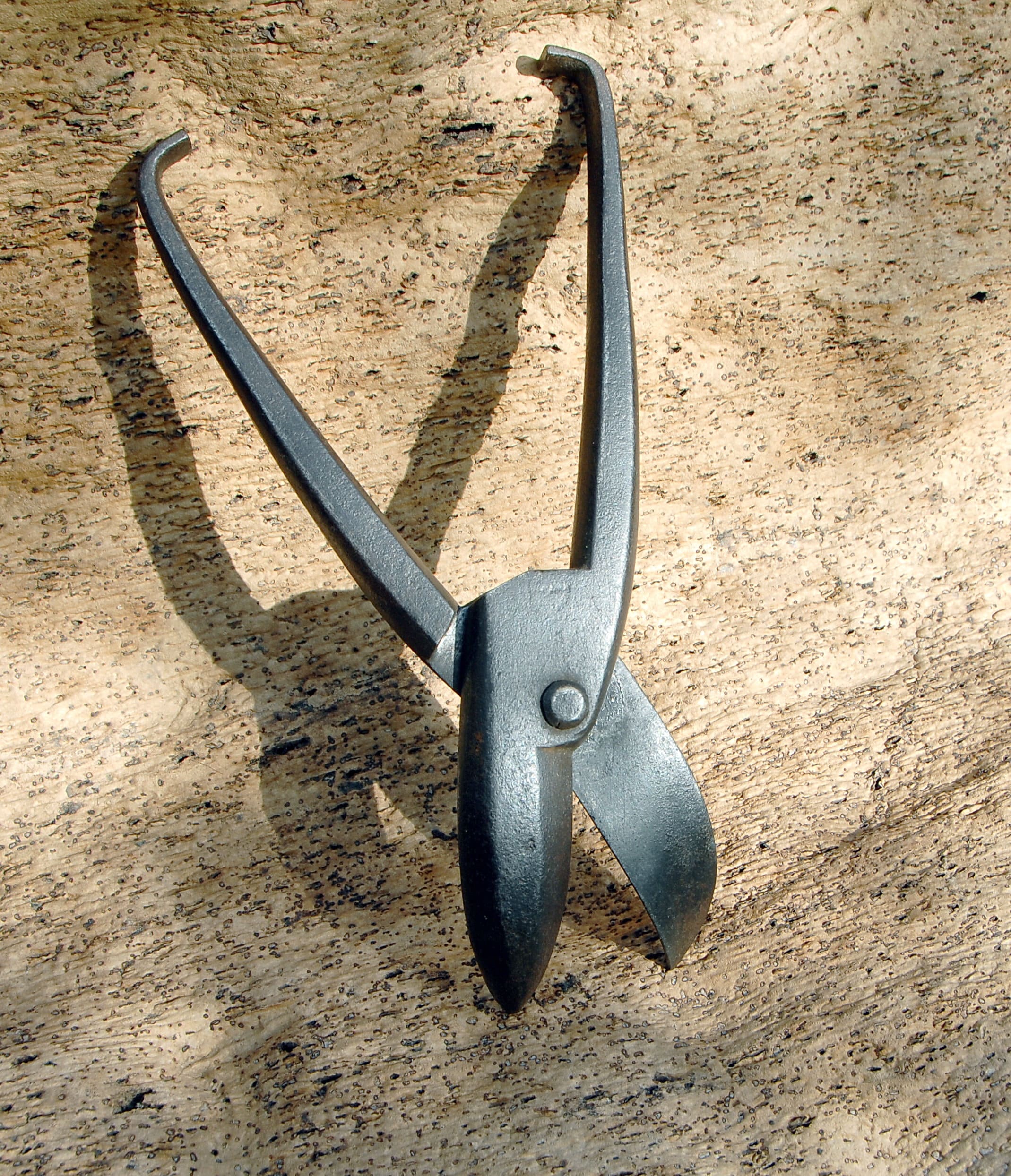 Ancienne cisaille tôle et zinc long 26 cm - Pince et tenaille (9584372)