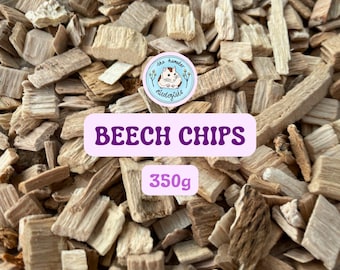 The Hamster Mixologists Beech Chips (350g) – Natural Substrate for Extra Enrichment for Hamsters and Gerbils