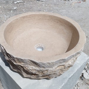 Travertine Marble Sink, Marble Sink, Travertine Sink, Custom Order Sink, Bathroom Sink, Travertine Marble, Bathroom Decor, Sink