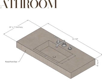 Lavabo de mármol Calacatta Viola Gold a medida, lavabo mural, lavabo de baño, lavabo de mármol, lavabo de mármol Calacatta, fregadero de cocina.