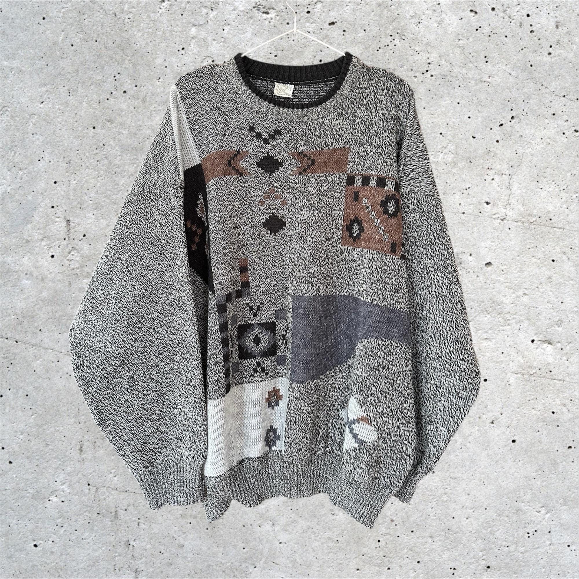 Vintage jumper , 90s Jumper, Wool Sweater, Oversized Knitwear, Vintage Knitwear