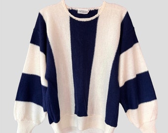 Vintage jumper, 80s jumper, kimono top