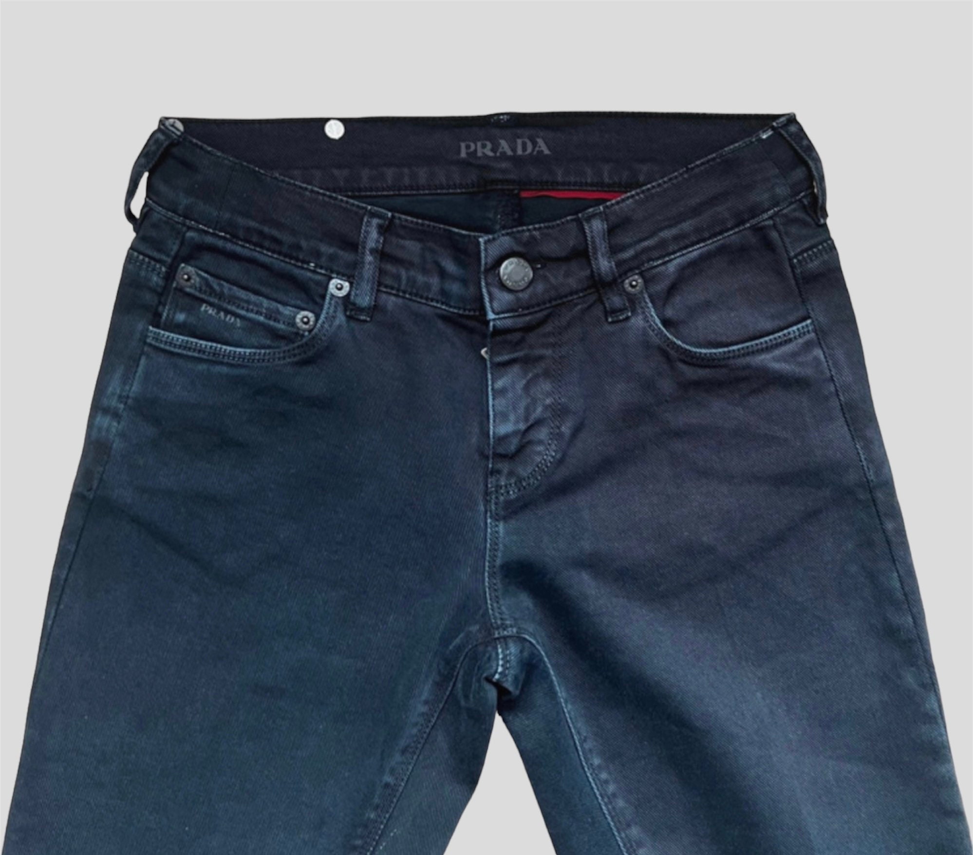 Prada Jeans, Low Rise Jeans - Etsy
