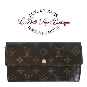 LOUIS VUITTON Monogram Sarah Wallet – Collections Couture