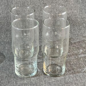 SUPERFEST 0.25l, simple glasses, GDR, 4 pieces drinking glass, Ostalgie, very stable and light, collector&#39;s items