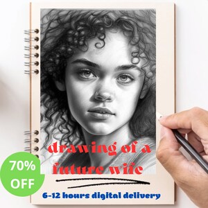 Psychic Art: Future Woman Drawing & Love Predictions