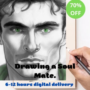 Express Soul Mate-tekening: gratis, levering binnen 12 uur, paranormale liefdeslezing.