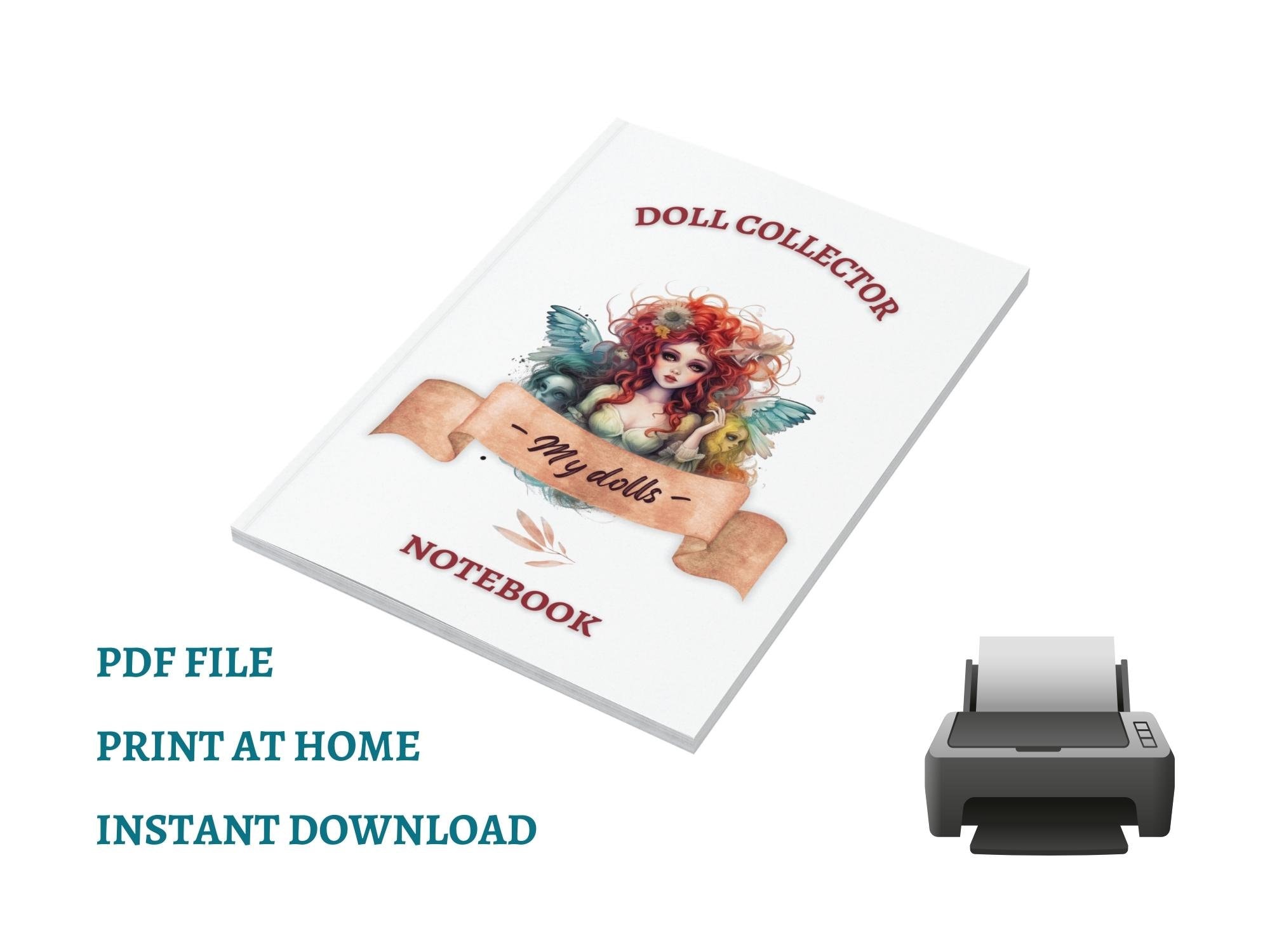 Printable Doll Collector's Notebook PDF | Comprehensive 46-page Guide ...