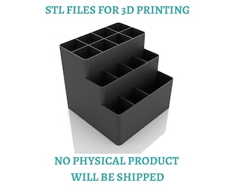 STL-bestand voor 3D-printen voor Artist, Crafter, Sculptor, Kid Desk Organizer - multifunctionele opslagoplossing voor creatievelingen, digitale download