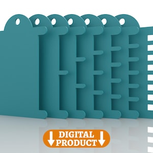 Ribbon Spool Set for Crafters - STL Files for 3D Printing - Bonus Drill Attachment for Easy Winding - 7 Spools for Organizing Ribbon