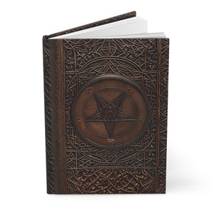 Baphomet Hardcover Notebook – Occult Magick Journal for Spell Book of Shadows zdjęcie 6