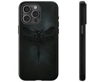 Phone Case - Gothic Dragonfly - For iPhone, Samsung Galaxy, Google Pixel Devices