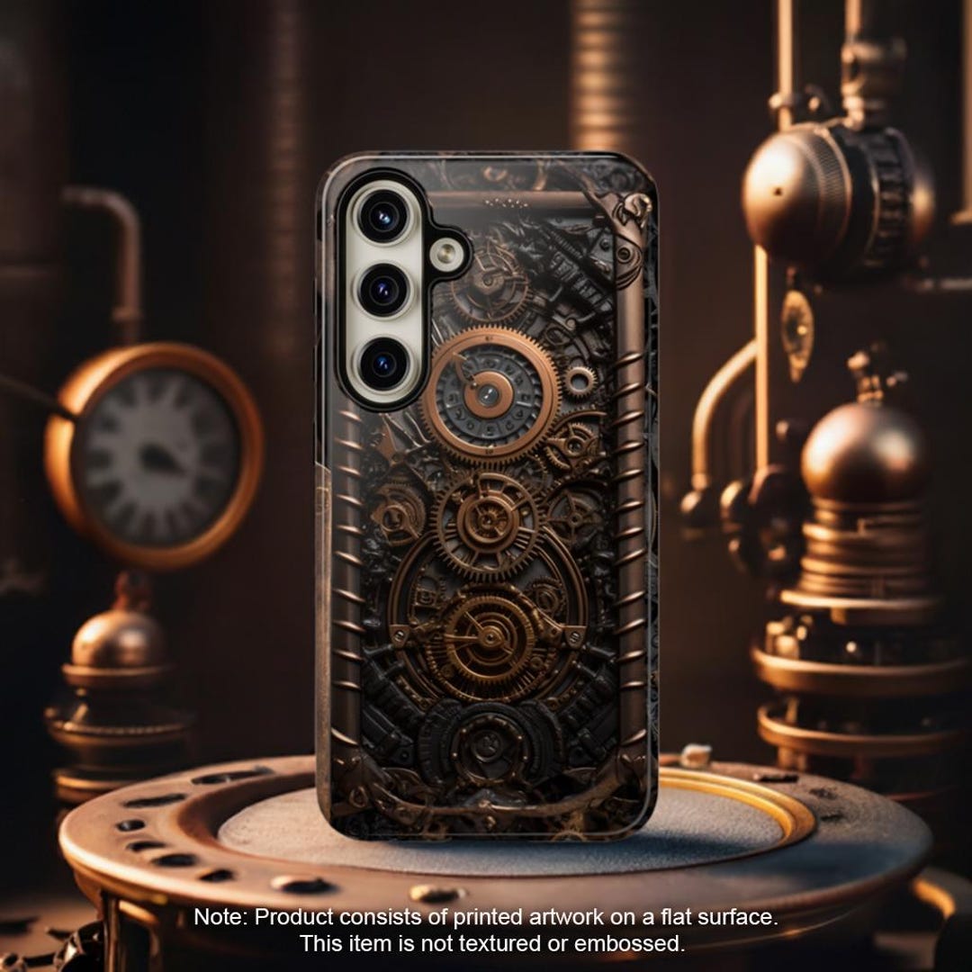 Steampunk Gearworks Phone Case: Victorian Clockwork Design - Etsy
