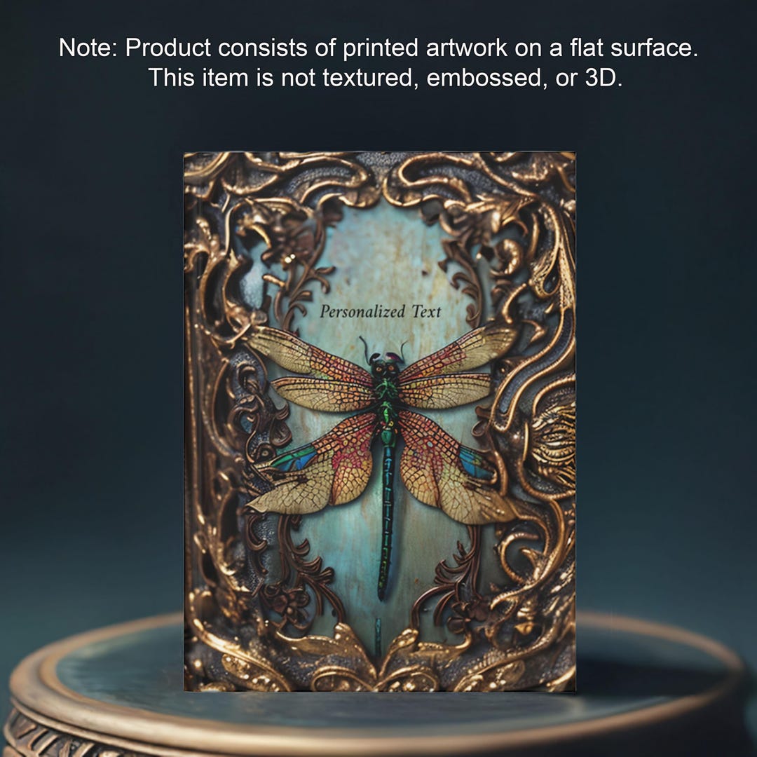 Dragonfly Hardcover Notebook – Nature-inspired Journal for Creative ...