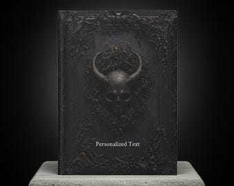 Gothic Demon Skull Journal - Dark Fantasy Hardcover Notebook for Writers