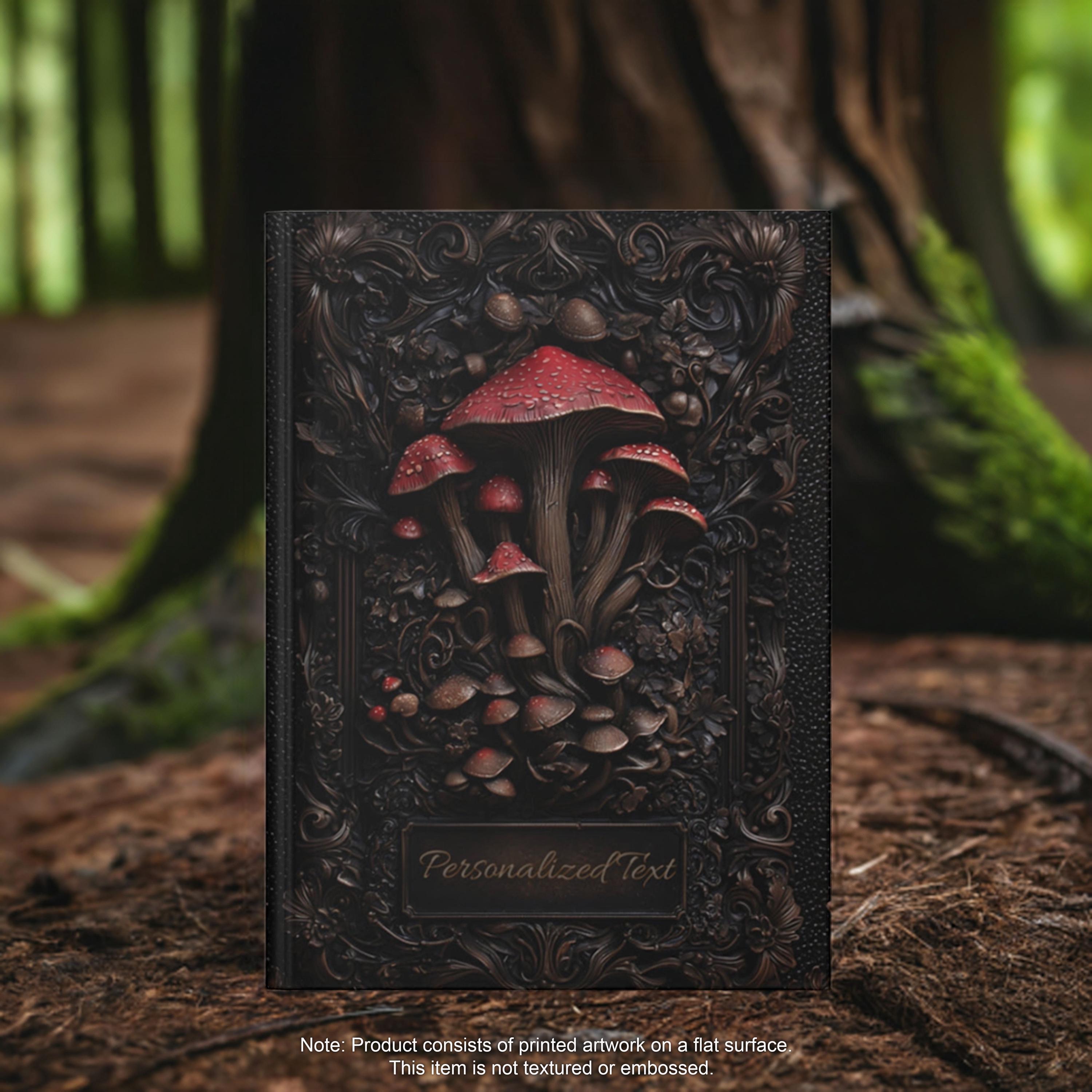 Enchanted Mushroom Personalized Hardcover Journal