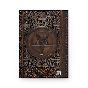 Baphomet Hardcover Notebook – Occult Magick Journal for Spell Book of Shadows zdjęcie 5