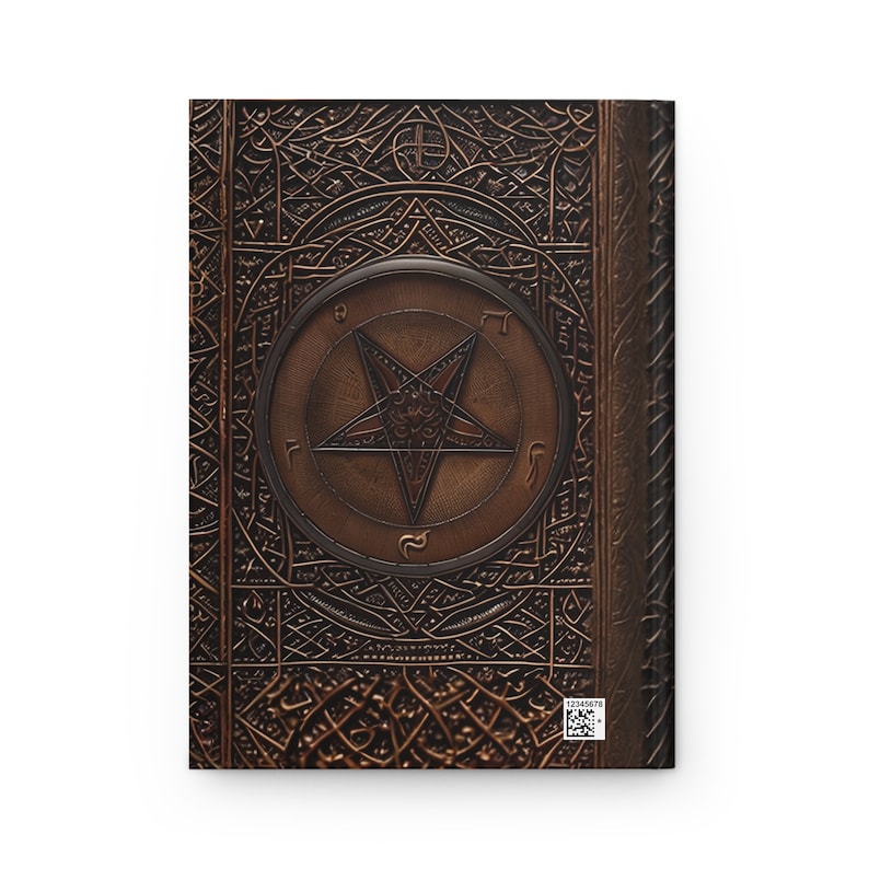 Baphomet Hardcover Notebook – Occult Magick Journal for Spell Book of Shadows zdjęcie 5