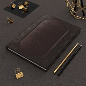 Kabbalah Baum des Lebens Hardcover Notizbuch – Mystisches Tagebuch für spirituelles Schreiben und Okkulter Magie Bild 3