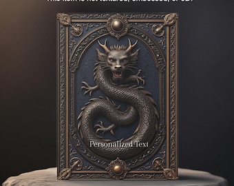 Imperial Dragon Grimoire - Personalized Mythical Journal