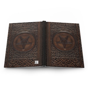 Baphomet Hardcover Notebook – Occult Magick Journal for Spell Book of Shadows zdjęcie 8