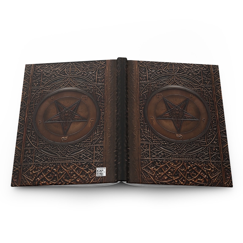 Baphomet Hardcover Notebook – Occult Magick Journal for Spell Book of Shadows zdjęcie 8