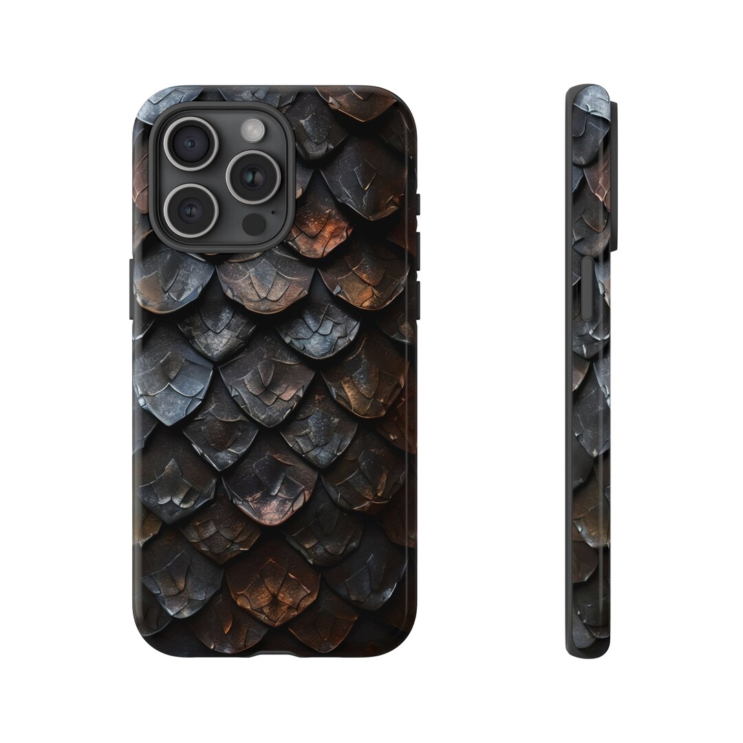 Dragon Scales Phone Case Fantasy Dnd Roleplay Design for Iphone