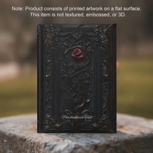 Vintage Gothic Rose Journal - Quaderno romantico e dark per scrivere e disegnare