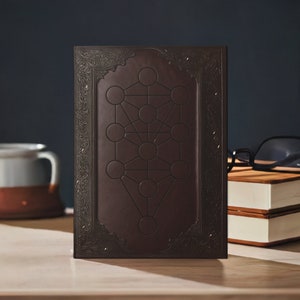 Kabbalah Baum des Lebens Hardcover Notizbuch – Mystisches Tagebuch für spirituelles Schreiben und Okkulter Magie Bild 2