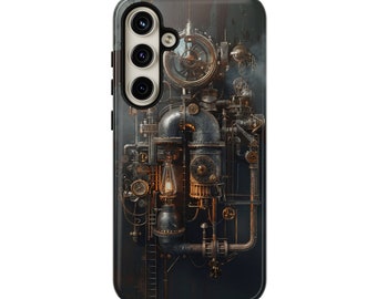 Phone Case - Steampunk Machine #2 - Cases For iPhone, Samsung Galaxy, Google Pixel Devices, Steampunk Phone Case Victorian Design Gears