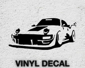 Porsche RWB Vinyl Decal Car Sticker Porsche Logo Decal Appassionato di auto Decal Automotive Decal Window Decal Wall Decal Regalo per gli amanti dell'auto