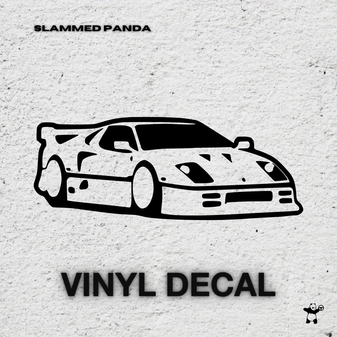 FERRARI F40 Vinyl Decal Car Sticker Nissan Logo Decal Car Enthusiast