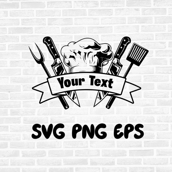 Chef Tools svg, png, eps . Chef Svg , Restaurant Svg , Cook Svg , Chef Clipart , Knife Svg , Digital Download , Instant Download