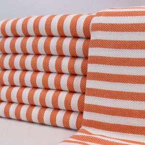 Turkish towel, Beach towel, Personalized towel, Decorative towel, Bulk towel, Hammam towel, Spa towel Bath towel, 40' x 70' Orange, Aksy