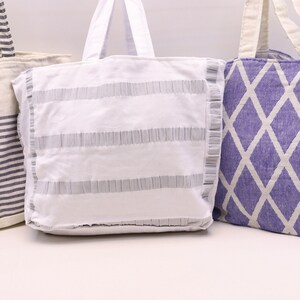 Set pool bag, Shopping bag, Summer bag, Set of 3 hand bag, Set tote bag, Travel bag, Swim bag, Cotton bag 12 x 16'  Beach tote bag, TB/Set33