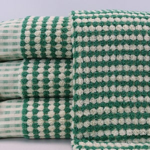 Turkish towel, Beach peshtemal,  Bath towel, Thick towel, Picnic throw towel, Personalized gift towel, Spa towel,  green Poncikli