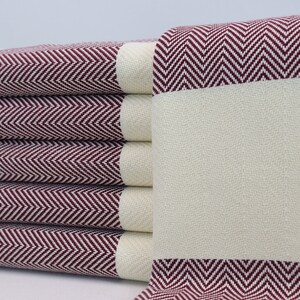 Custom gift, Bath towel, Turkish towel, Bridesmaid towel, Bachelorette party towel, Wedding favors, Cotton Peshtemal 40&#39; x 70&#39; burgundy Misr