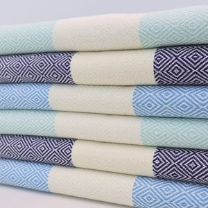 6 pieces set towel, Beach towel, Personalized gift towel, Turkish set towel, Set of 6, Pool towel,  towel, Spa towel 40' x 68' Gzm Set-1