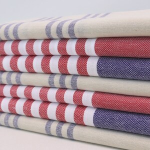 SET Bath towel, Turkish towel, Beach towel, Personalized towel, 7 pieces towel, Bulk towel, Hammam towel, Spa towel 40' x 70' Gizem Set-6