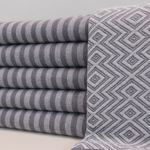 Bachelor party towel, Cotton Peshtemal Wedding favors, Fitness towel, Bath towel, Turkish towel Sauna towel, Custom gift 40&#39; x 70&#39; gray Atil