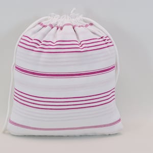 Vacation bag, Travel bag, Multipurpose towel bag, Weekender bag, Beach bag, Bag and towel, 12 x 16' Cotton Bag, st.fuchsia, Sltn / Backpack