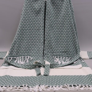 Custom Robe, Green Bath Robe, Embroidered Bath Robe, Cotton Robe, Personalized Robe, Gift Robe, Bridesmaid Gift Robe, Chic beach robe