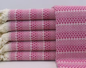 Spa hammam sauna towel, Personalized gift towel, Organic Cotton towel, Bachelor towel, Turkish towel, Massage towel, 38' x 64' pink, Dntl