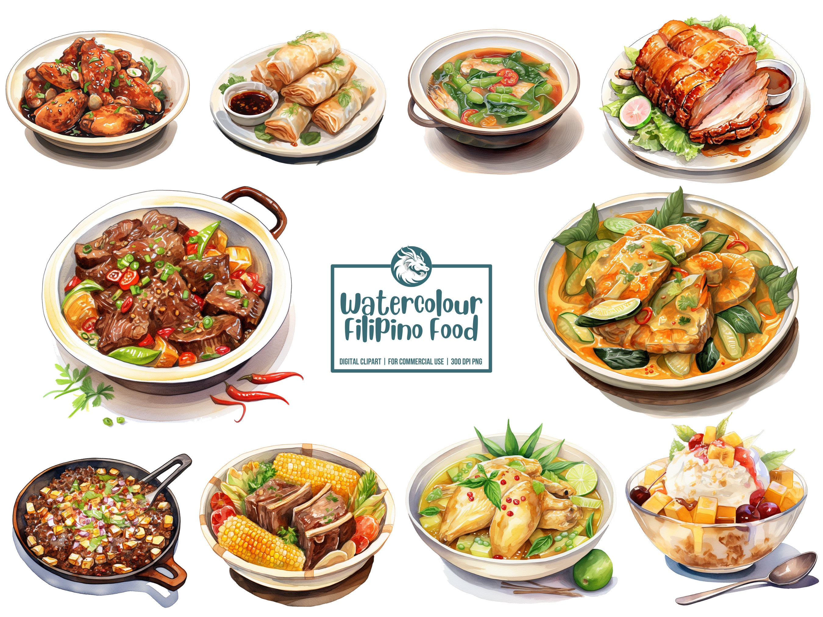 24-filipino-food-clipart-watercolour-filipino-food-filipino-food