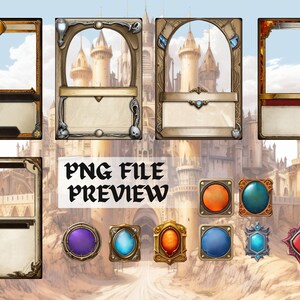 TCG Fantasy Card Template | TCG Game | PNG Files | Digital Product - Etsy