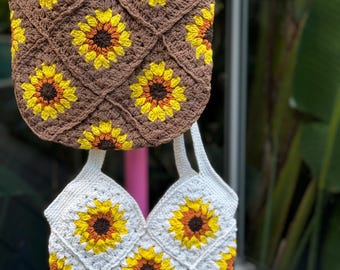 Handmade Crochet Boho Bag: Eco-Friendly Shoulder Tote