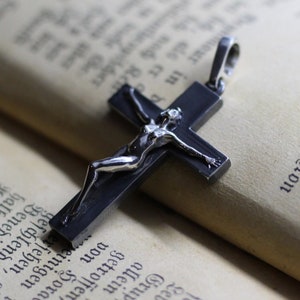 Woman on cross jewelry pendant. Female crucifix. Female cross pendant. Power of woman. Woman figure on cross. Woman crucifix handmade